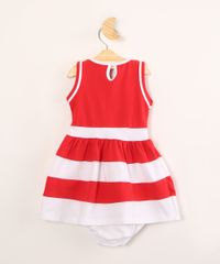 Vestido-Infantil-Hello-Kitty-com-Laco-e-Listras-Sem-Manga---Calcinha--Vermelho-9996572-Vermelho_2