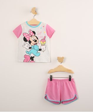 Pijama-Infantil-de-Algodao-Manga-Curta-Minnie-e-Poa-Off-White-1000770-Off_White_1