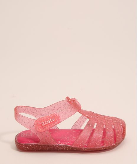 Sandalia-Infantil-Zaxynina-Encantada-com-Glitter-e-Velcro-Grendene-Rosa-1007245-Rosa_1