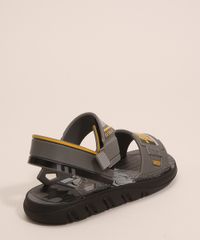 Papete-Infantil-Batman-Liga-da-Justica-com-Velcro-Grendene-Cinza-1006030-Cinza_4