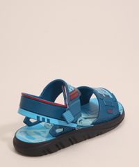 Papete-Infantil-Super-Homem-Liga-da-Justica-com-Velcro-Grendene-Azul-1006031-Azul_4