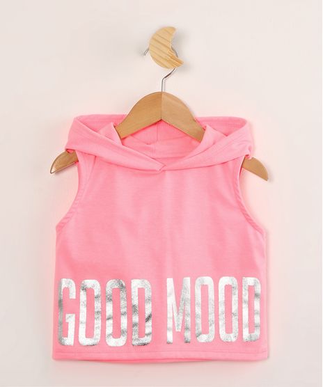 Regata-Cropped-Infantil--Good-Mood--com-Capuz-Rosa-Neon-1004001-Rosa_Neon_1