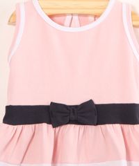 Vestido-Infantil-com-Laco-e-Listras-Sem-Manga---Calcinha--Rosa-Claro-1004523-Rosa_Claro_4