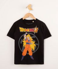 Camiseta-Infantil-de-Algodao-Sayajin-Dragon-Ball--Manga-Curta-Preta-9999581-Preto_1