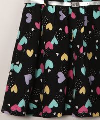 Vestido-Infantil-Estampado-Coracoes-com-Cinto-e-Recorte-Manga-Curta--Preto-9995386-Preto_4