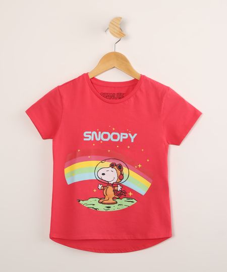 Blusa-Juvenil-de-Algodao-Snoopy-Astronauta-Manga-Curta-Vermelha-9995039-Vermelho_1