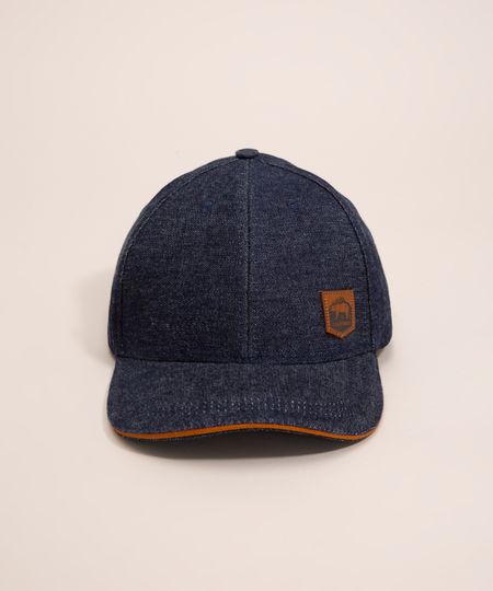 Bone-Aba-Curva-Jeans-Azul-Escuro-1000851-Azul_Escuro_1
