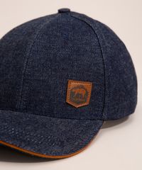 Bone-Aba-Curva-Jeans-Azul-Escuro-1000851-Azul_Escuro_2