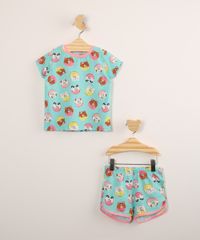 Pijama-Infantil-de-Algodao-Manga-Curta-Estampado-Donuts-Azul-9997916-Azul_1