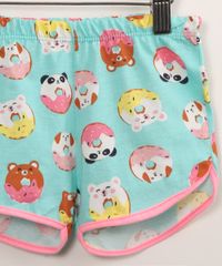 Pijama-Infantil-de-Algodao-Manga-Curta-Estampado-Donuts-Azul-9997916-Azul_4