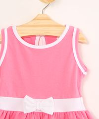 Vestido-Infantil-com-Laco-e-Listras-Sem-Manga---Calcinha--Rosa-1004519-Rosa_3