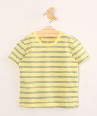 Camiseta-Infantil-Estampada-Listrado-Manga-Curta--Amarelo-Claro-9995079-Amarelo_Claro_1
