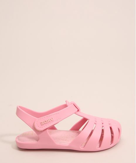 Sandalia-Infantil-Zaxynina-Encantada-com-Estrelas-e-Velcro-Grendene-Rosa-1007248-Rosa_1