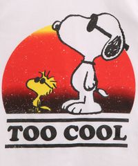 Camiseta-Infantil-de-Algodao-Snoopy--Too-Cool--Manga-Curta-Off-White-9995105-Off_White_2