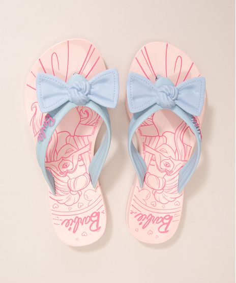 Chinelo-Infantil-Barbie-com-Laco-Grandene-Azul-Claro-1005993-Azul_Claro_1
