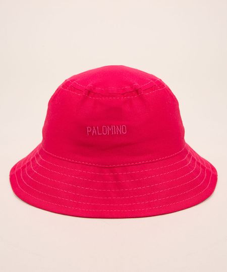 Bucket-Hat-Infantil-de-Sarja--Pink-1001167-Pink_1