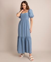 Vestido-com-Recortes-Manga-Bufante-Decote-Quadrado-Azul-Medio-1007221-Azul_Medio_3