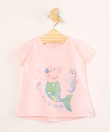 Blusa-Infantil-de-Algodao-Peppa-Pig--You-Me---The-Sea--Manga-Curta--Rosa-Claro-9995296-Rosa_Claro_1