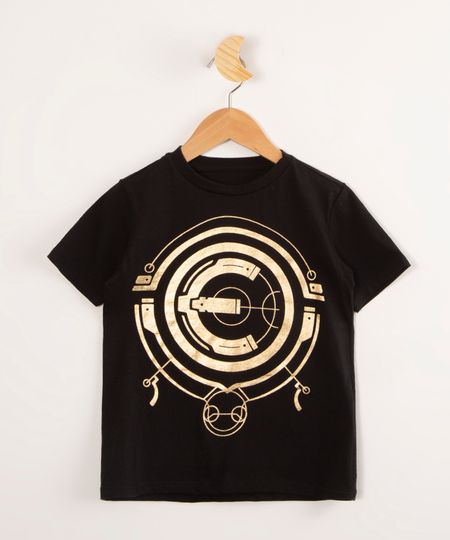 Camiseta-Infantil-de-Algodao-Eternos-Manga-Curta--Preta-9999271-Preto_1 Camiseta-Infantil-de-Algodao-Eternos-Manga-Curta--Preta-9999271-Preto_1