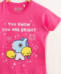 Blusa-Juvenil-de-Algodao-BT21--You-Know-You-Are-Bright--Manga-Curta--Pink-9995966-Pink_4