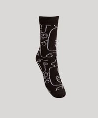 Meia-Cano-Alto-Estampada-Linhas-Organicas-Preta-9993425-Preto_1
