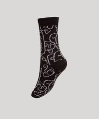 Meia-Cano-Alto-Estampada-Linhas-Organicas-Preta-9993425-Preto_2