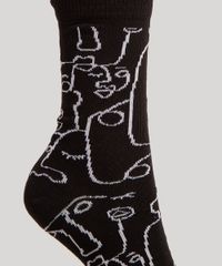 Meia-Cano-Alto-Estampada-Linhas-Organicas-Preta-9993425-Preto_3