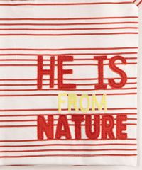Camiseta-Infantil-de-Algodao-Listrada--He-Is-From-Nature--Manga-Curta-Gola-Portuguesa-Off-White-9999103-Off_White_2