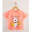Blusa-Juvenil-de-Algodao-BT21--You-Can-Do-It--Manga-Curta--Coral-9995976-Coral_1