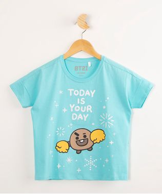 Blusa-Juvenil-de-Algodao-BT21--Today-Is-Your-Day--Manga-Curta--Azul-9995974-Azul_1