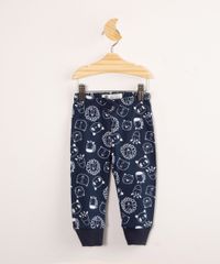 Calca-Infantil-de-Algodao-Jogger-Estampada-Bichinhos-Azul-Marinho-9986073-Azul_Marinho_1