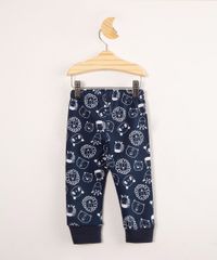 Calca-Infantil-de-Algodao-Jogger-Estampada-Bichinhos-Azul-Marinho-9986073-Azul_Marinho_2
