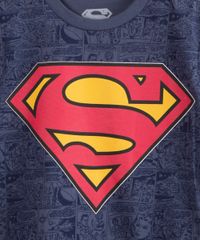 Camiseta-Infantil-de-Algodao-Super-Homem-Manga-Curta--Azul-9994817-Azul_2