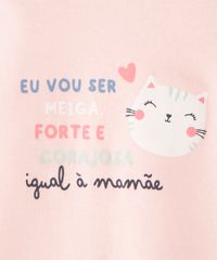 Body-Infantil-de-Algodao-Basico--Eu-Vou-Ser-Meiga-Forte-Corajosa-Igual-a-Mamae--Manga-Longa-Rosa-Claro-9986048-Rosa_Claro_2