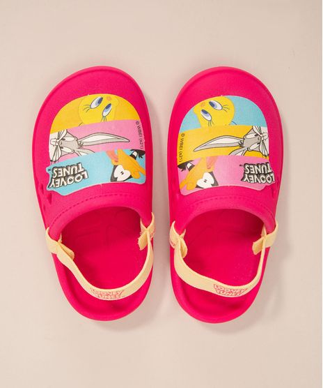 Babuche-Infantil-Looney-Tunes-Grandene-Rosa-1005819-Rosa_1