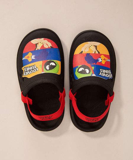 Babuche-Infantil-Looney-Tunes-Grandene-Preta-1005846-Preto_1 Babuche-Infantil-Looney-Tunes-Grandene-Preta-1005846-Preto_1