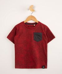 Camiseta-Infantil-PlayStation-Manga-Curta--Vermelha-1004802-Vermelho_1