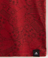 Camiseta-Infantil-PlayStation-Manga-Curta--Vermelha-1004802-Vermelho_4