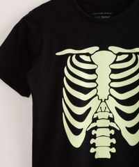 Camiseta-Infantil-de-Algodao-Esqueleto-Halloween-Manga-Curta-Preta-1001574-Preto_4