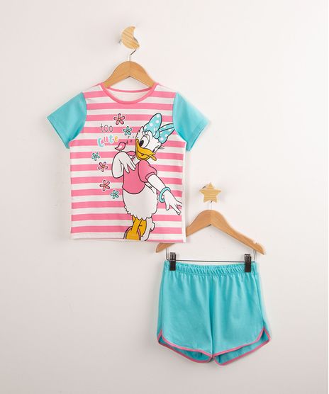Pijama-de-Algodao-Infantil-Margarida-com-Listras-Manga-Curta-Off-White-1000765-Off_White_1