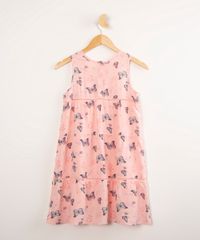 Vestido-Infantil-de-Viscose-Estampado-Borboletas--Sem-Manga-Rosa-9990273-Rosa_2