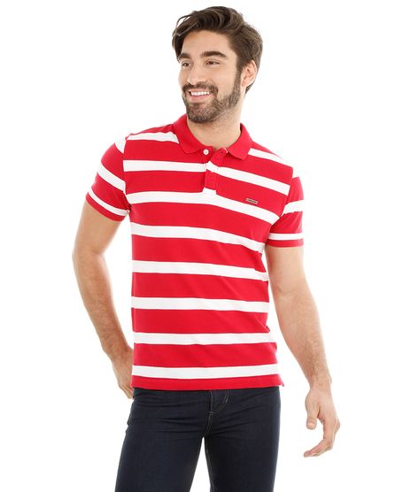 Polo-em-Piquet-Listrada-Vermelha-7810624-Vermelho_1