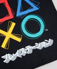 Camiseta-Infantil-PlayStation-Manga-Curta-Preta-9849477-Preto_5