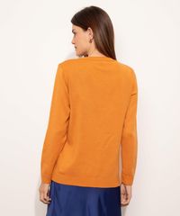 Sueter-de-Trico-Feminino-Mindset--Too-Blessed--Decote-Redondo-Mostarda-9949323-Mostarda_4