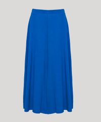 Saia-Feminina-Mindset-Midi-Evase-Canelada-Azul-Royal-9982679-Azul_Royal_6