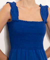 Vestido-Feminino-Mindset-Longo-com-Lastex-e-Babado-na-Alca-Azul-Royal-9984868-Azul_Royal_4