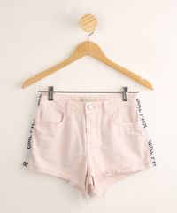 Short-Infantil-de-Sarja--Everything--com-Barra-Desfiada-Rosa-Claro-9978962-Rosa_Claro_1