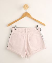 Short-Infantil-de-Sarja--Everything--com-Barra-Desfiada-Rosa-Claro-9978962-Rosa_Claro_2