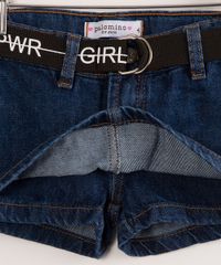 Short-Saia-Infantil-Jeans-com-Cinto-Estampado--Girl-Pwr---Azul-Escuro-1003198-Azul_Escuro_5