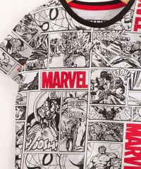 Pijama-Infantil-Manga-Curta-Estampado-Quadrinhos-Os-Vingadores-Marvel-Cinza-Mescla-Claro-9997924-Cinza_Mescla_Claro_3